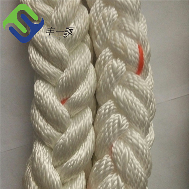 Белый полиэстер Marine 8 Strand Mooring Rope устойчивый к абразии 5