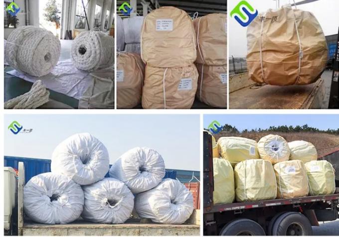 100% Высокая прочность УФ-стойкость 40 мм 8 12 нитей Дакрон полиэстерный многофиламентный морской шнур 4