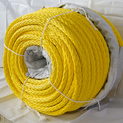 Шнур для привязки из волокон UHMWPE 12 нитей 22ммx200м для буксировки судов