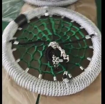 качание аттестованное 100cm EN1176 круглой спортивной площадки кольца 12cm чистое