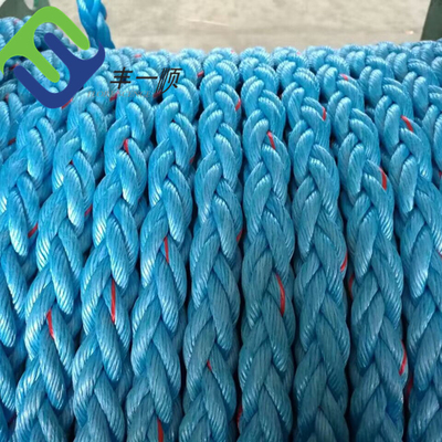 Веревочка зачаливания полипропилена стренги Multifilament 8 PP для кораблей и Tugline