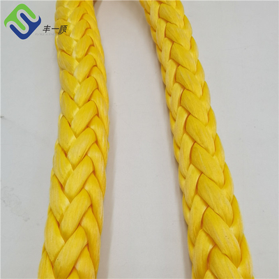 12 нитей UHMWPE сплетенный шнур с 1,8 м защищенным пристанищем на каждом конце