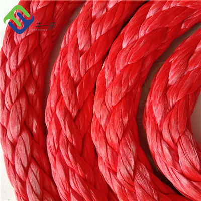12 нитей UHMWPE сплетенный шнур с 1,8 м защищенным пристанищем на каждом конце