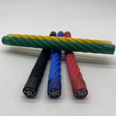 6x8 FC PP Multifilament / Polyester Combination Wire Rope для скалолазных канатов на детской площадке