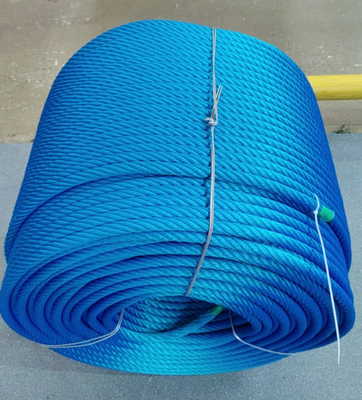 6x8 FC PP Multifilament / Polyester Combination Wire Rope для скалолазных канатов на детской площадке