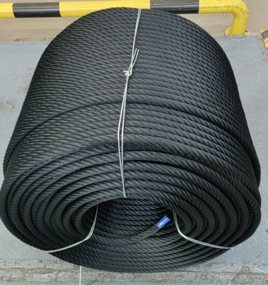 6x8 FC PP Multifilament / Polyester Combination Wire Rope для скалолазных канатов на детской площадке