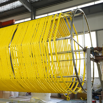 Тяжелое 44 мм 96 мм 100% 12 нитей Uhmwpe синтетических волокон морской буксир плавучей веревки