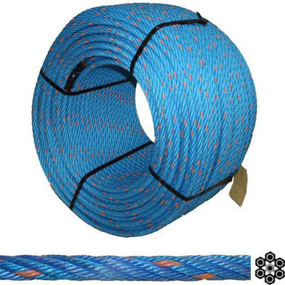 6 нитей PP комбинированная веревка 6x19 iwrc/fc 18mm/20mm с индивидуальным цветом