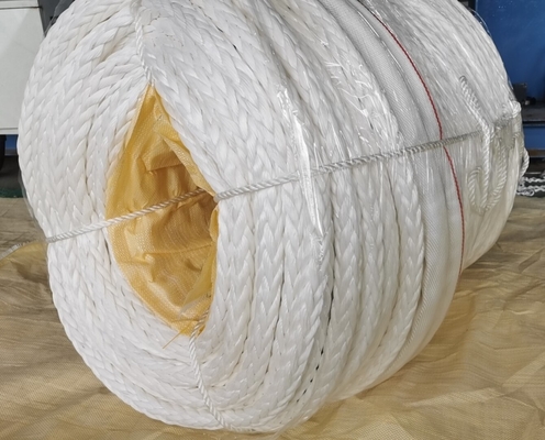 Шнур UHMWPE 64ммx220м с полиэфирной оболочкой с высокой ломкостью