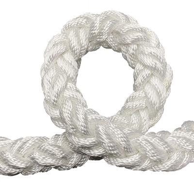 High Strength 8 Strands 12 Strands Braided Nylon Mooring Rope 28mm-96mm 220m High Strength