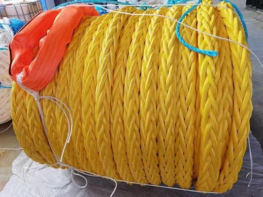 Шнур UHMWPE 64ммx220м с полиэфирной оболочкой с высокой ломкостью