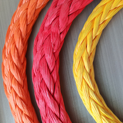 Тяжелое 44 мм 96 мм 100% 12 нитей Uhmwpe синтетических волокон морской буксир плавучей веревки