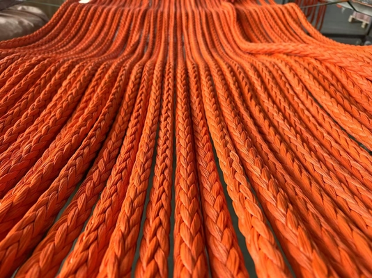 100% Шнур Uhmwpe 12 мм 12 нитей с плетеным высокой прочностью