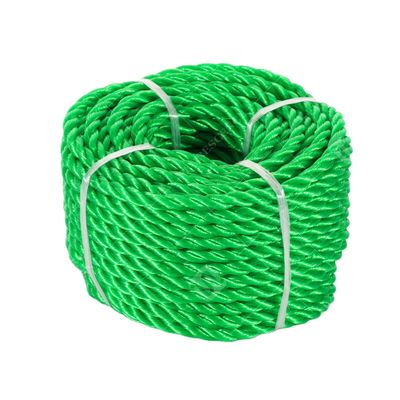 7mm UV Resistant Waterproof PE Rope - High Strength 3-Strand Polyethylene String for Heavy Duty Packing and Agriculture