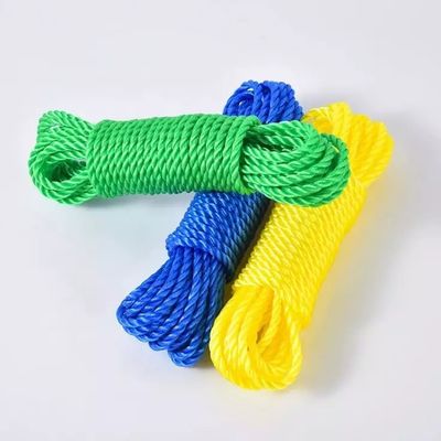 7mm UV Resistant Waterproof PE Rope - High Strength 3-Strand Polyethylene String for Heavy Duty Packing and Agriculture