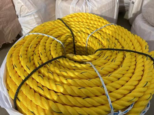 China Factory Supply Of 3 Strand Polypropylene PP Rope Fishing Mooring Plastic Rope