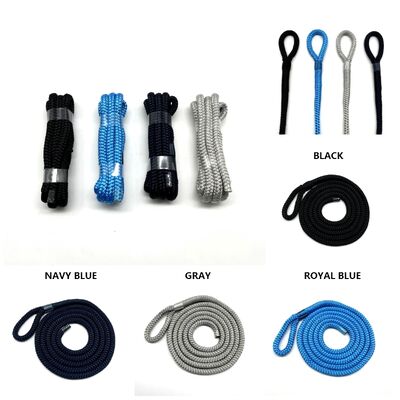 Синий цвет 16 нитей двойной плетеный нейлоновый причальная линия и якорная линия веревка 6 мм-60 мм горячая продажа