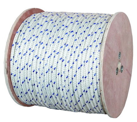 Синий цвет 16 нитей двойной плетеный нейлоновый причальная линия и якорная линия веревка 6 мм-60 мм горячая продажа