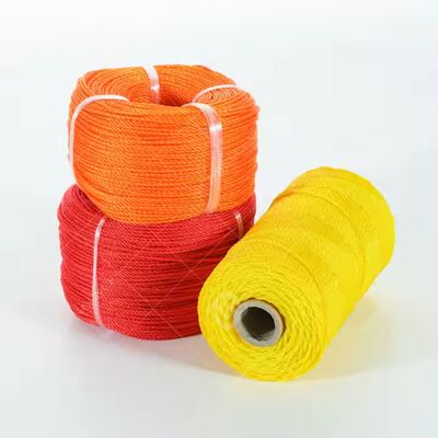 3 нитей PE веревки с конструкцией панциря в высоко видимости цвета для устойчивой к погодным условиям упаковки