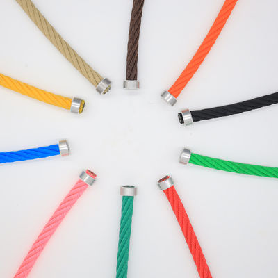 16mm 6 Strand Polyester Steel Core Combination Rope for Playground Climbing Net