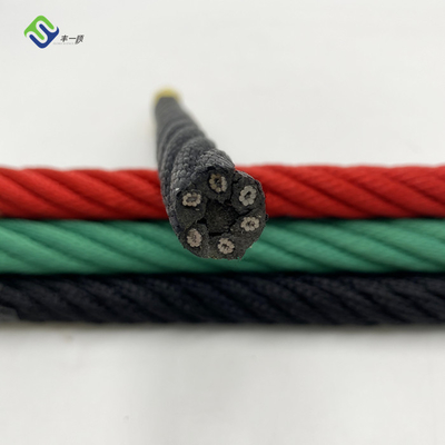 6*8 FC переплело стренгу 6 веревочки 16mm комбинации полиэстера с ядром металла