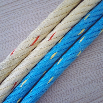 Веревочка комбинации Multifilament PP спортивной площадки веревочки 16mm ядра стального провода