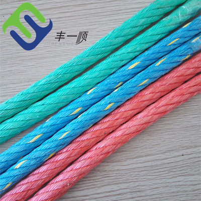 Веревочка комбинации Multifilament PP спортивной площадки веревочки 16mm ядра стального провода
