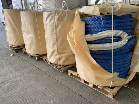 Тяжелое 12 нитейное сплетение UHMWPE шнурка 28mm-96mm HMPE буксирующая шнурка