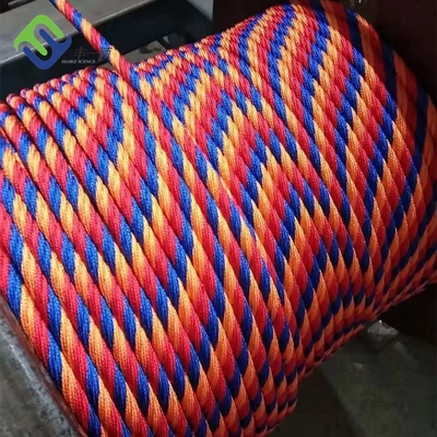 Красочное 16mm веревочка комбинации Multifilament 6 PP извива стренги для альпиниста