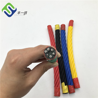 Красочное 16mm веревочка комбинации Multifilament 6 PP извива стренги для альпиниста