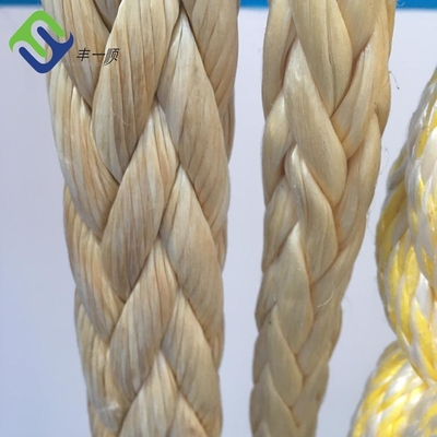 12 нитей UHMWPE верёвка ядро двойной скошенной UHMWPE верёвка Hawser Ship верёвка
