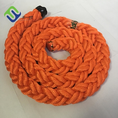 8 веревочка заплетенная стренгами полиэстера морская подгонянное 28mm-160mm