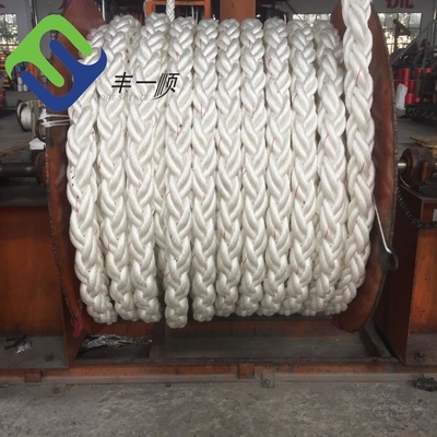 Веревочка 40mm нейлона стренги Multifilament 8 морская для отбуксировки сосуда