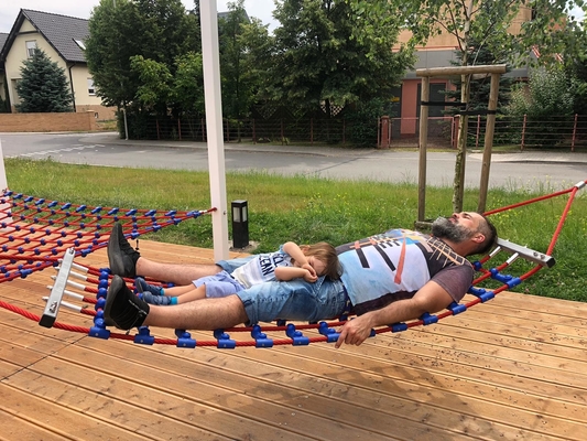 Гамак 150cm/200cm веревочки спортивной площадки длиной для детей и взрослых